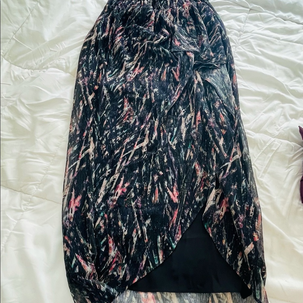 IRO Abstract Print Skirt